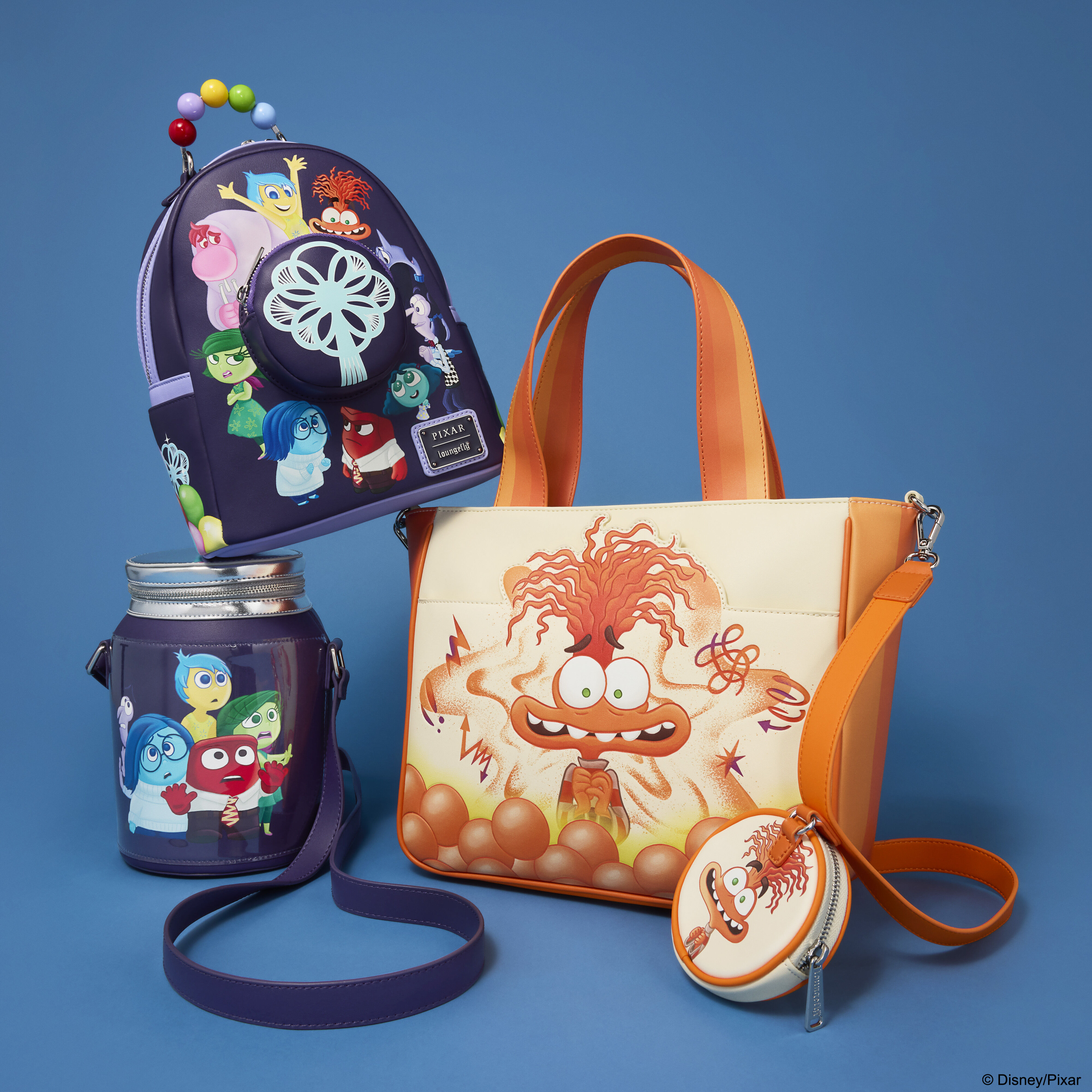Inside Out 2 Light-Up Mini Backpack | Loungefly